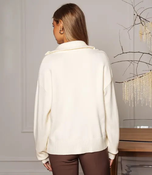 Джемпер #КТ888 (7), кремовый