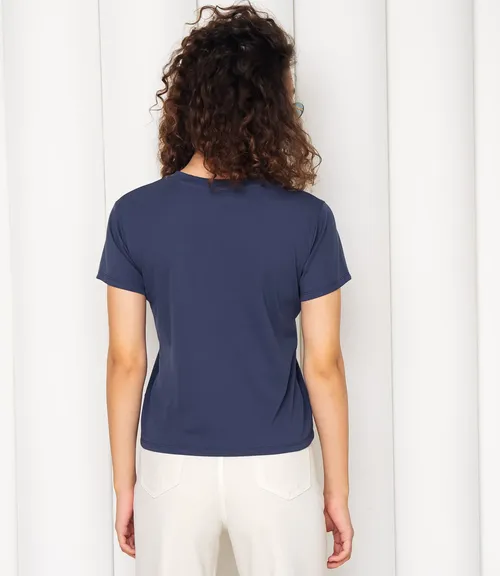 Футболка #КТ4502, синий