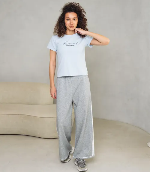 Футболка #КТ4502, голубой