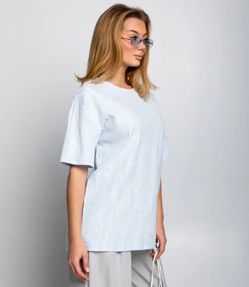 Футболка #КТ3035 (1), голубой