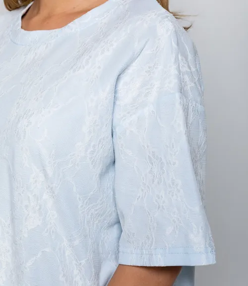 Футболка #КТ3035 (1), голубой