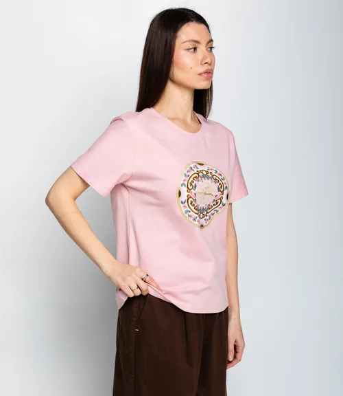 Футболка #КТ92139, пудровый