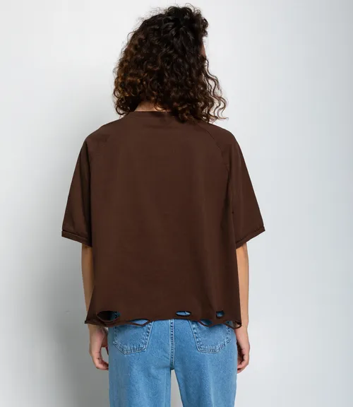 Футболка #КТ1652 (2), тёмно-коричневый