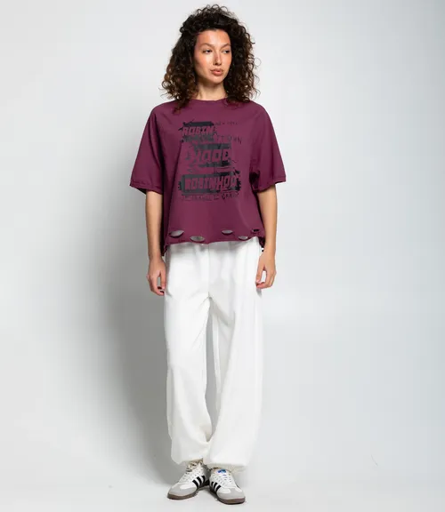 Футболка #КТ1652 (2), лиловый