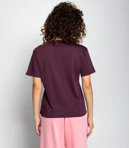 Футболка #КТ1387, сливовый