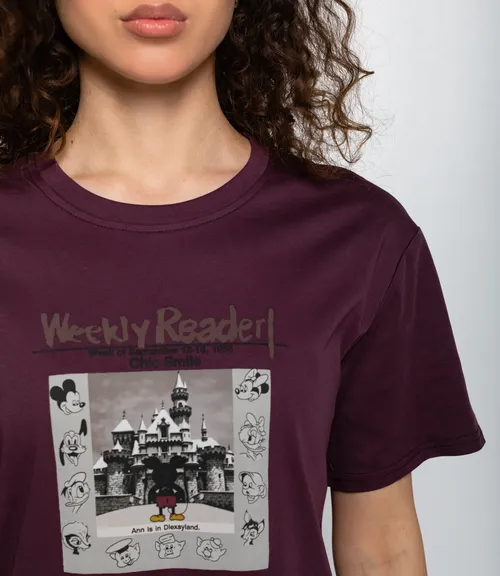 Футболка #КТ1387, сливовый