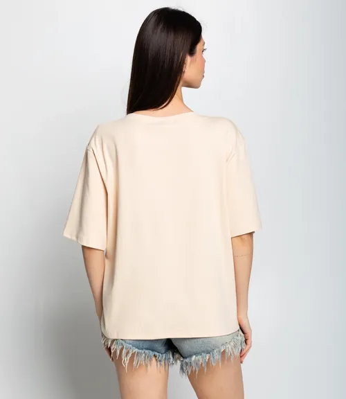 Футболка #КТ6239, светло-бежевый