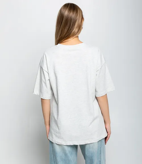 Футболка #КТ8802 (8), светло-серый меланж