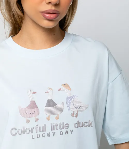 Футболка #КТ8802 (8), светло-голубой