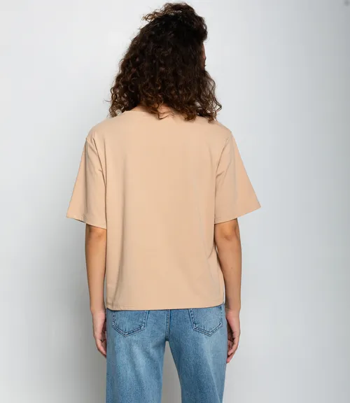 Футболка #КТ1031 (1), бежевый