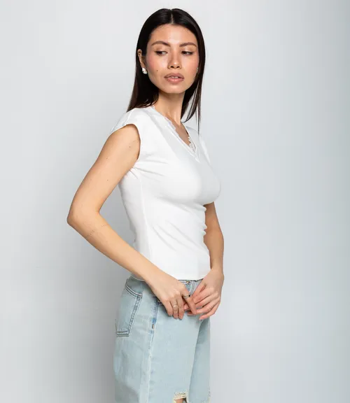 Футболка #КТ6858 (2), молочный