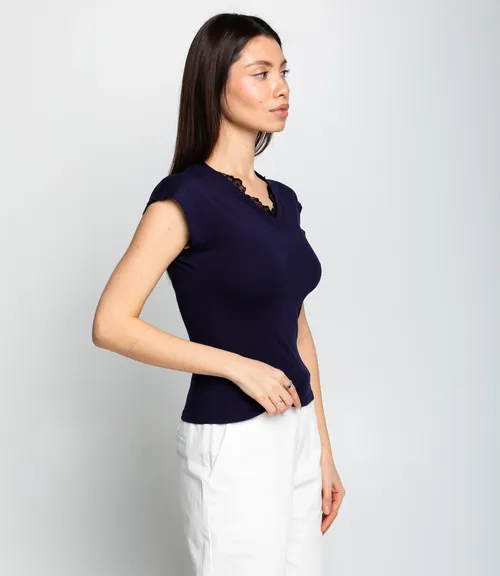 Футболка #КТ6858 (2), тёмно-синий