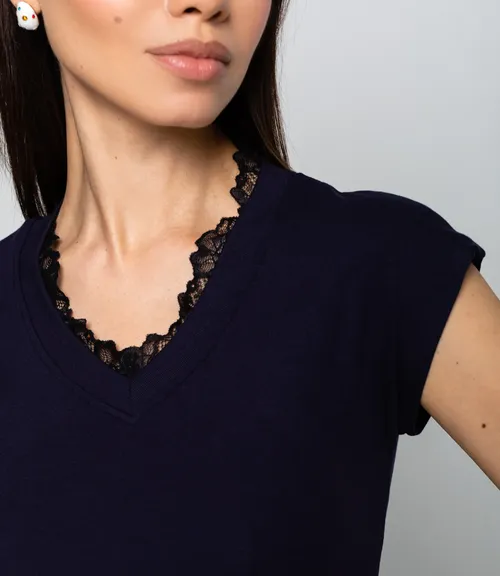 Футболка #КТ6858 (2), тёмно-синий