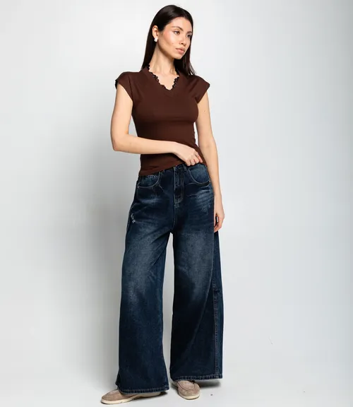 Футболка #КТ6858 (2), шоколадный