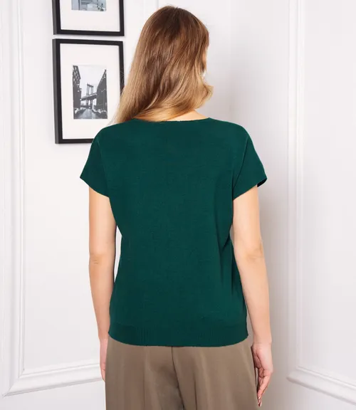 Футболка #КТ6010 (3), изумрудный