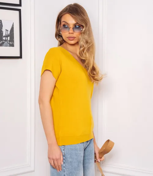 Футболка #КТ6010 (3), горчичный