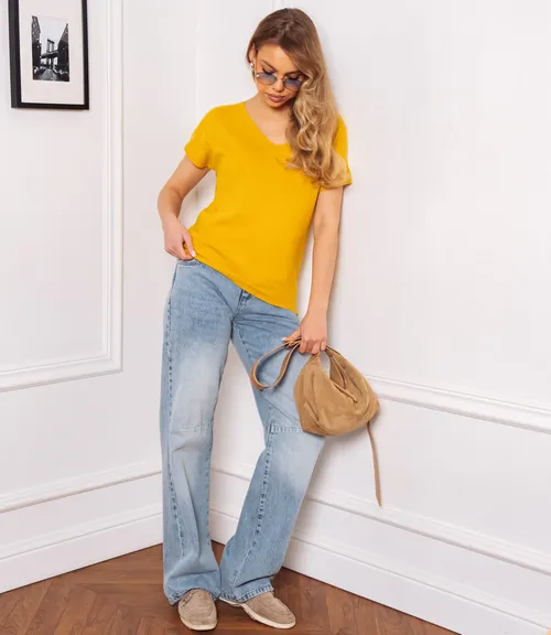 Футболка #КТ6010 (3), горчичный