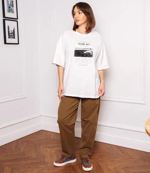 Футболка #КТ6848, белый