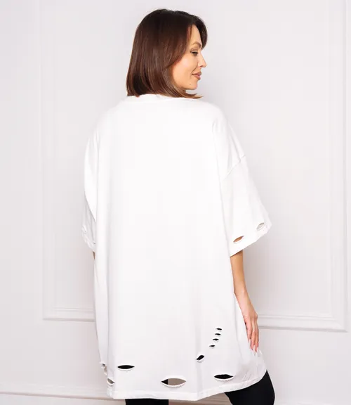 Футболка #КТ9279, белый