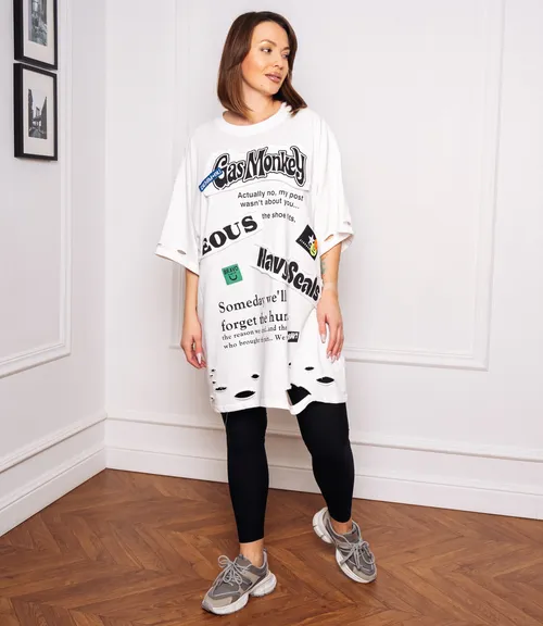 Футболка #КТ9279, белый