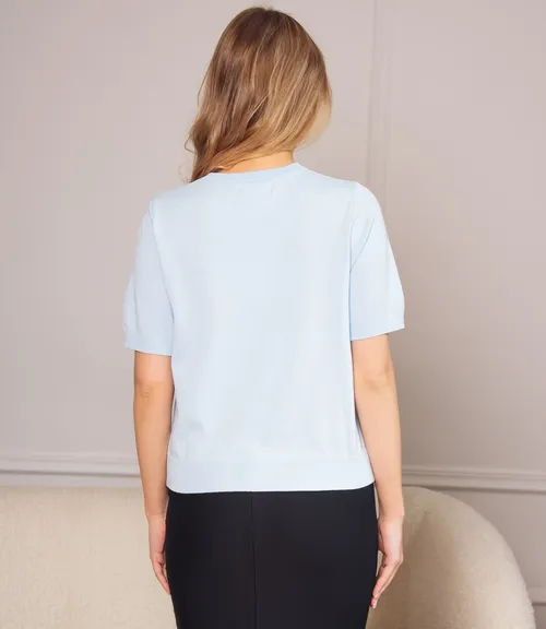 Футболка #ОКТ185001, голубой