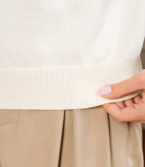 Футболка #ОКТ185001, кремовый