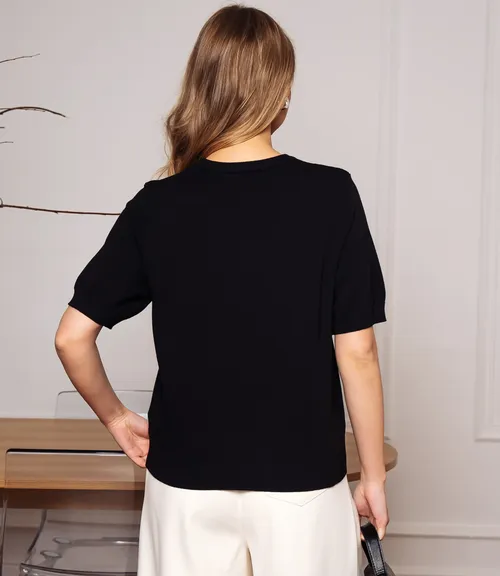 Футболка #ОКТ185001, чёрный