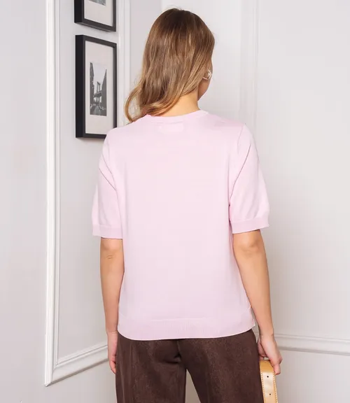 Футболка #ОКТ185001, пудровый