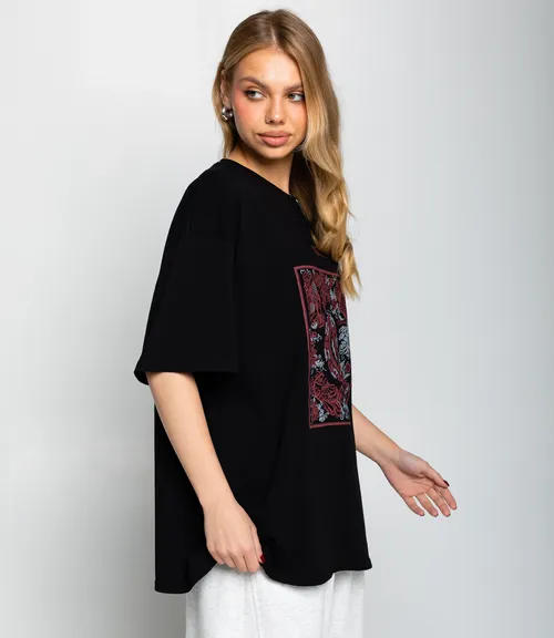 Футболка #КТ308230, чёрный