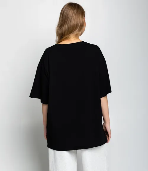 Футболка #КТ308230, чёрный