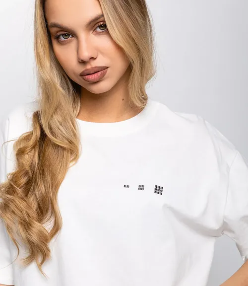 Футболка #КТ66-7, белый