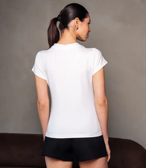 Футболка #КТ6212, белый