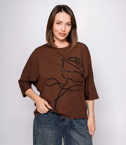 коричневый