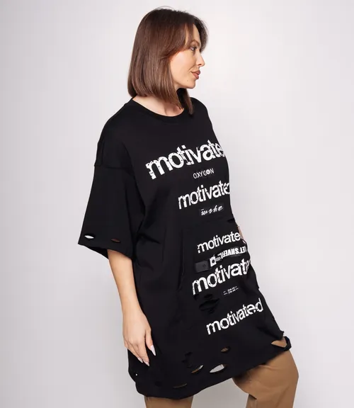 Футболка #КТ9036, чёрный