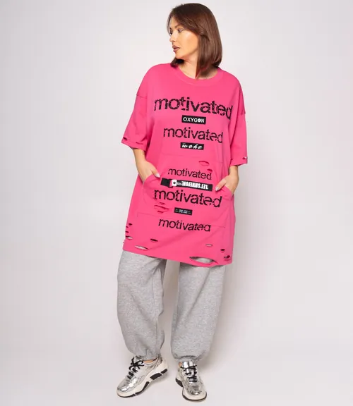 Футболка #КТ9036, фуксия