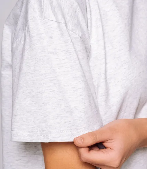 Футболка #КТ555 (1), серый меланж