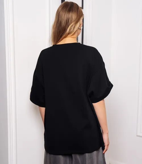 Футболка #КТ308235, чёрный