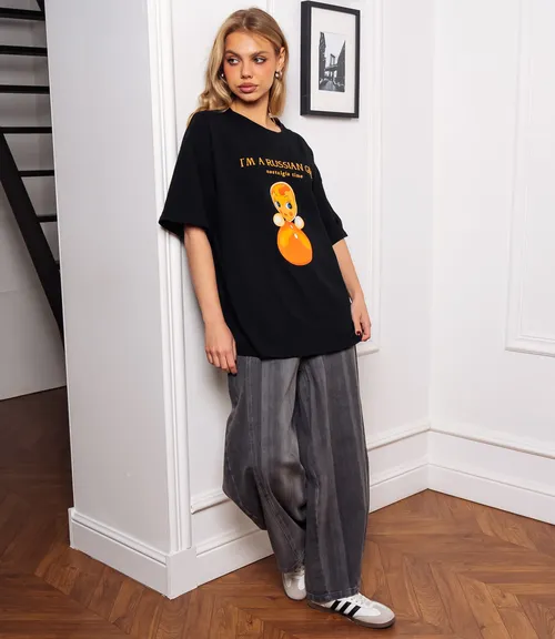 Футболка #КТ308235, чёрный