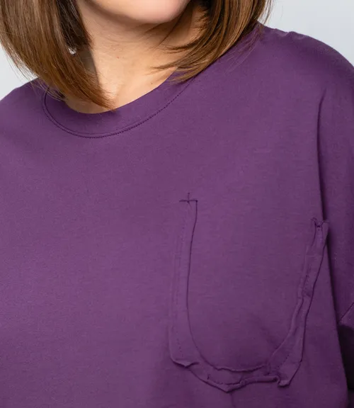 Футболка #КТ1612 (1), фиолетовый