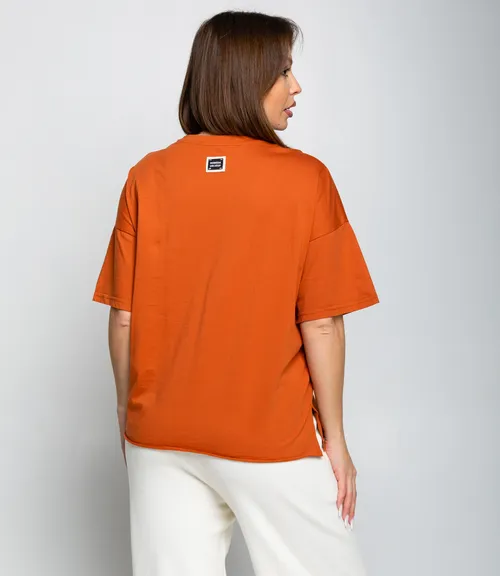 Футболка #КТ1612 (1), терракотовый