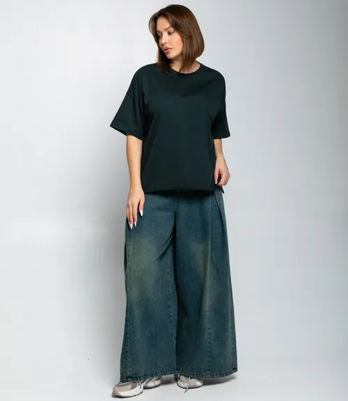 Футболка #КТ1612 (1), изумрудный