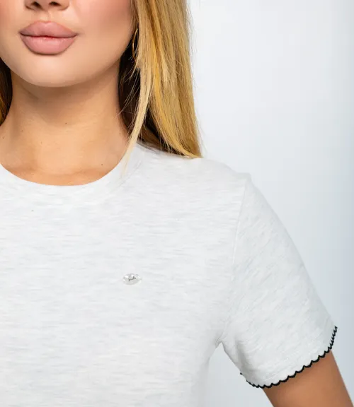 Футболка #КТ2901 (2), светло-серый меланж