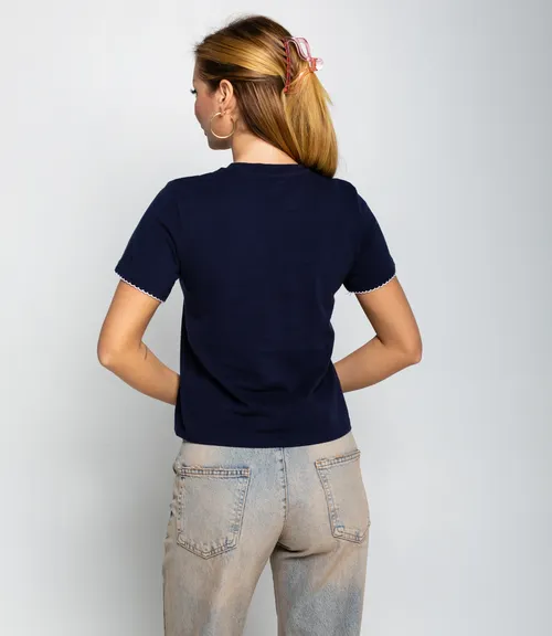 Футболка #КТ2901 (2), тёмно-синий