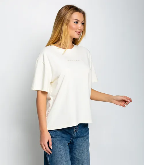 Футболка #КТ8037, кремовый