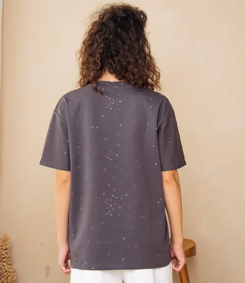 Футболка #КТ881002, серый