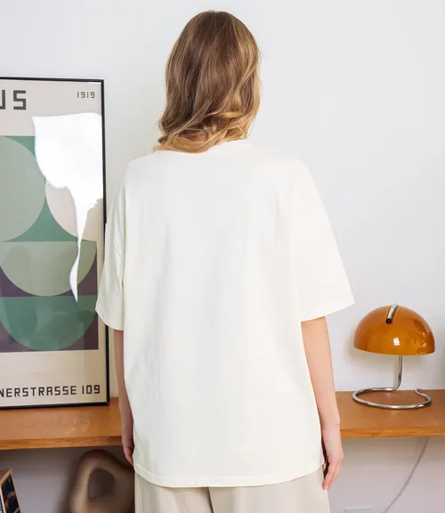 Футболка #КТ026 (2), кремовый