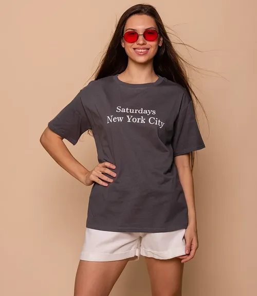 Футболка #КТ8805 (3), серый - фото 1