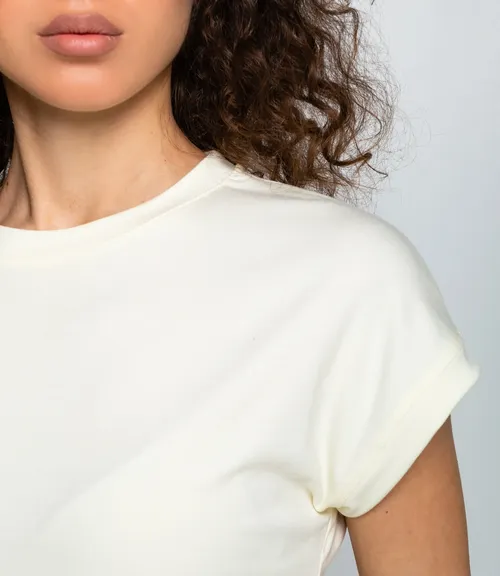 Футболка #КТ1016 (1)-1, кремовый