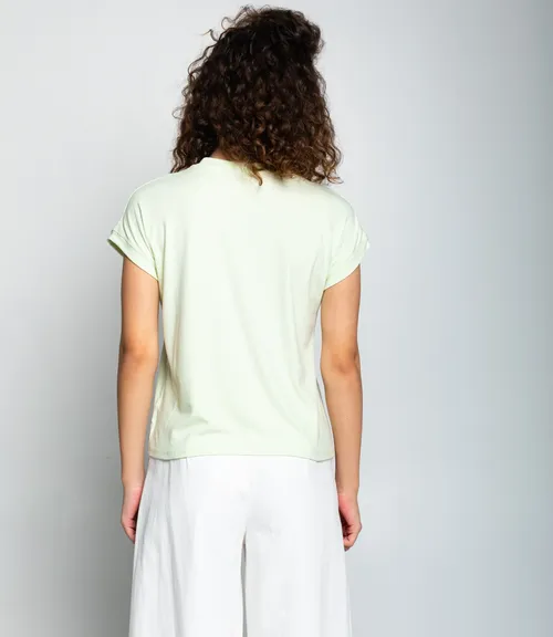 Футболка #КТ1016 (1)-1, зелёный чай