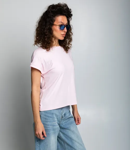 Футболка #КТ1016 (1)-1, светло-розовый